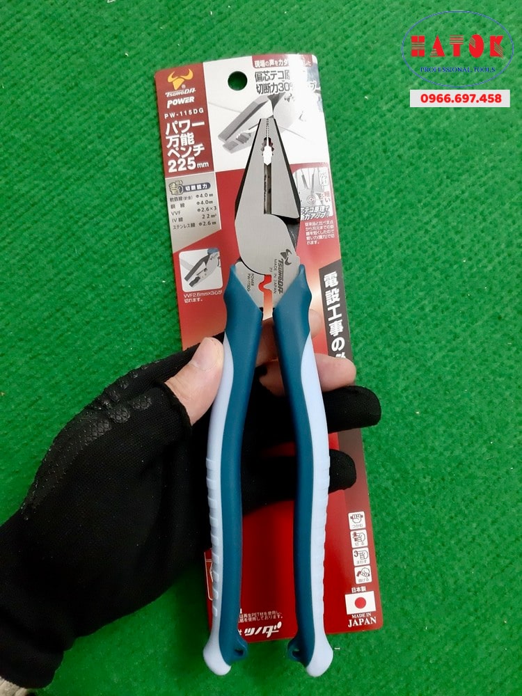 Kìm điện đa năng 225mm PW-115DG