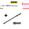 OHMI VH-4 No.1x4x120 Mũi vặn vít điện tử bake