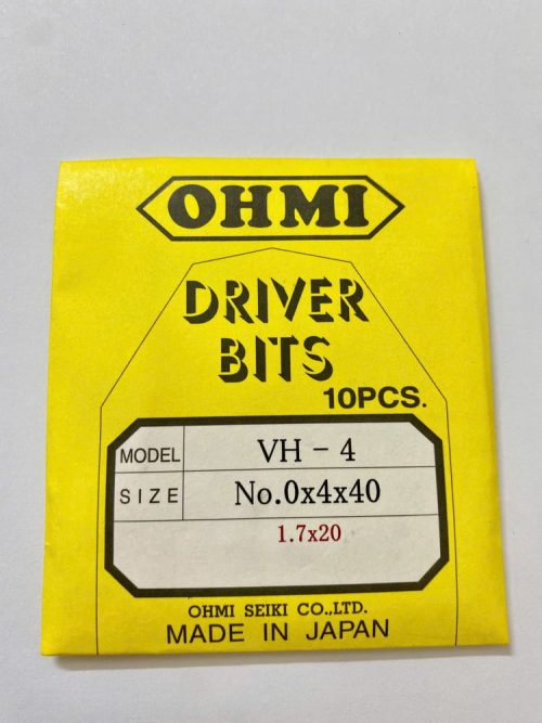 Mũi vít OHMI VH-4 No.0x4x40(1.7×20)