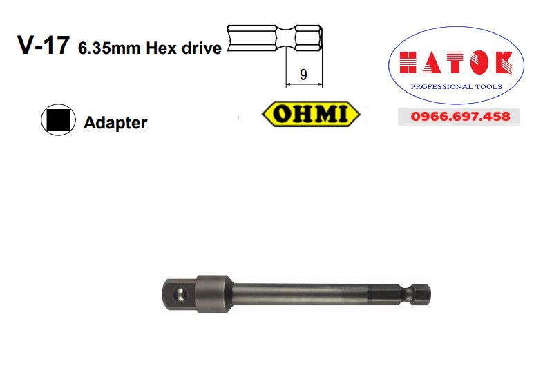 Đầu chuyển súng lục giác sang khẩu OHMI V-17AD
