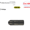 V-27 No.1x6.35x25.4 OHMI Mũi vặn vít / Screw Driver Bits V-27 6.35mm Hex drive Phillips