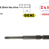 OHMI V-21 No.1×6.35×82(5×35,6×59.5) Mũi vặn vít điện tử bake / Screw Driver Bits V-21 6.35mm Hex drive Phillips