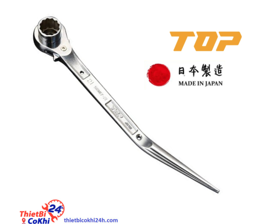 Cờ lê đuôi chuột cong thép không gỉ SRM-17X21BT Top KOGYO