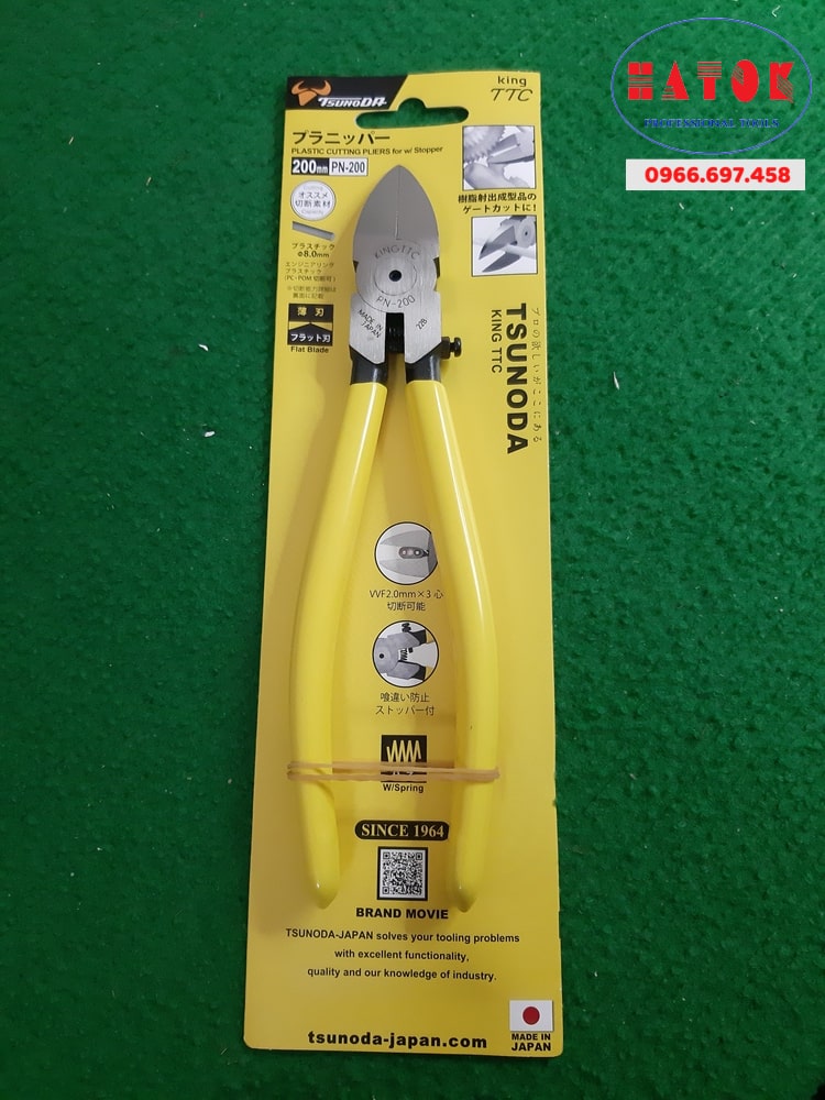 Kìm cắt nhựa 8 inch KingTTC PN-200