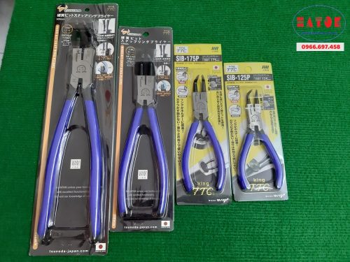 Kìm bóp phe mũi cong KingTTC SIB-125P/175P/230P/300P