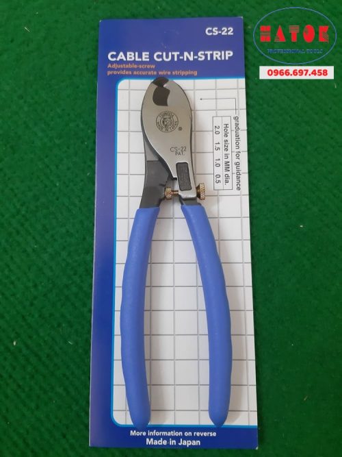 Kìm cắt kết hợp tuốt dây Kingttc CS-22