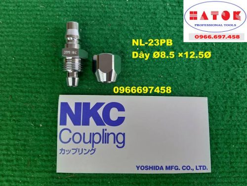Đầu nối nhanh đai siết 3/8 NKC NL-23PB
