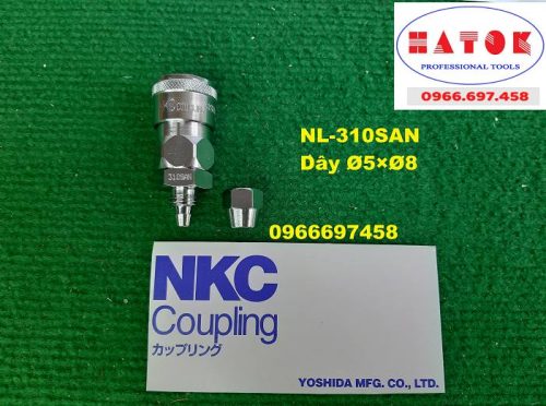 Khớp nối nhanh đai xiết dây khí 5x8 NKC NL-310SAN