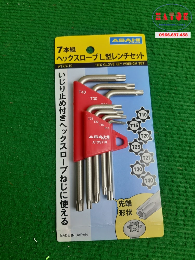 Bộ lục giác hoa thị Asahi ATXS710