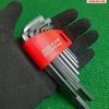 Bộ lục giác thường ngắn 1.5-10mm Asahi AXS0910