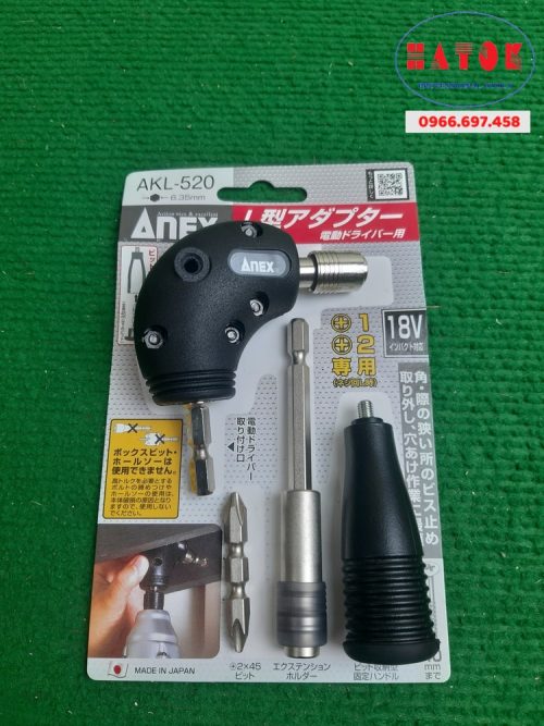 Đầu chuyển vít chữ L ANEX AKL-520