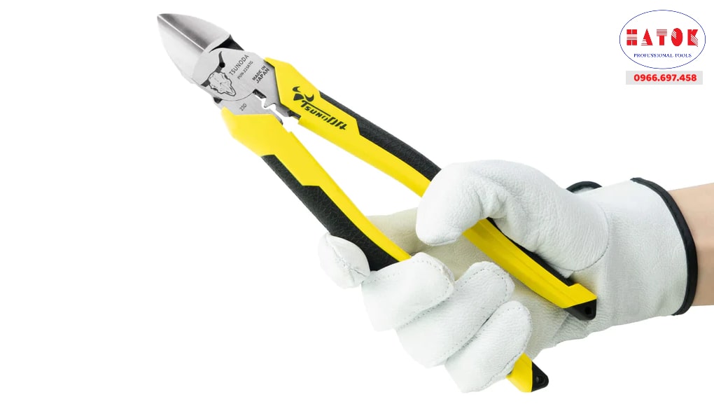 Kìm cắt cạnh lưỡi mỏng Tsunoda PUN-225ATG