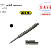 V-05T T2x4x44(1.5x20) OHMI Mũi vặn vít hoa thị / Screw Driver Bits V-05 4mm Hex drive Hex-wave