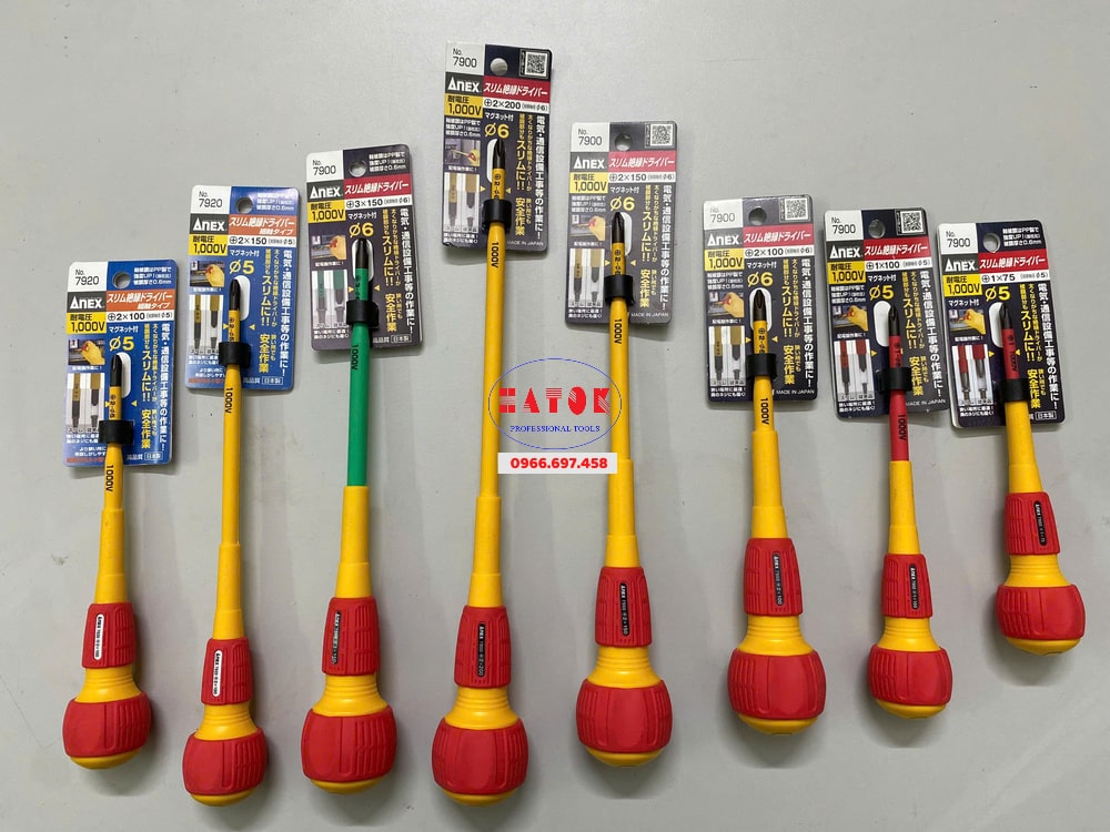 Tô vít bake cách điện 1000V Anex No.7900